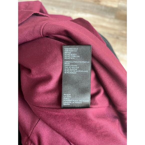 I.AM.GIA Alya Off-The-Shoulder Corset Dress Burgundy Red Size M - Picture 7 of 8